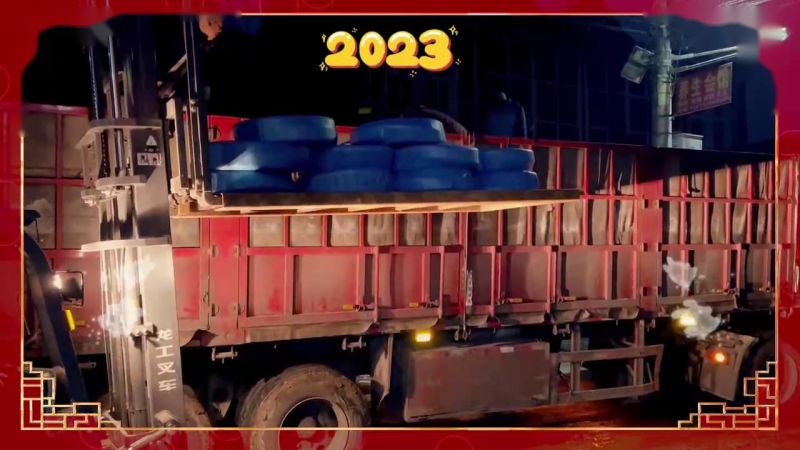 2023-01-15封孔器、注漿封孔料、氣動注漿泵、瓦斯抽放管、鋼絲鏈接軟管-滿滿一車發往山西